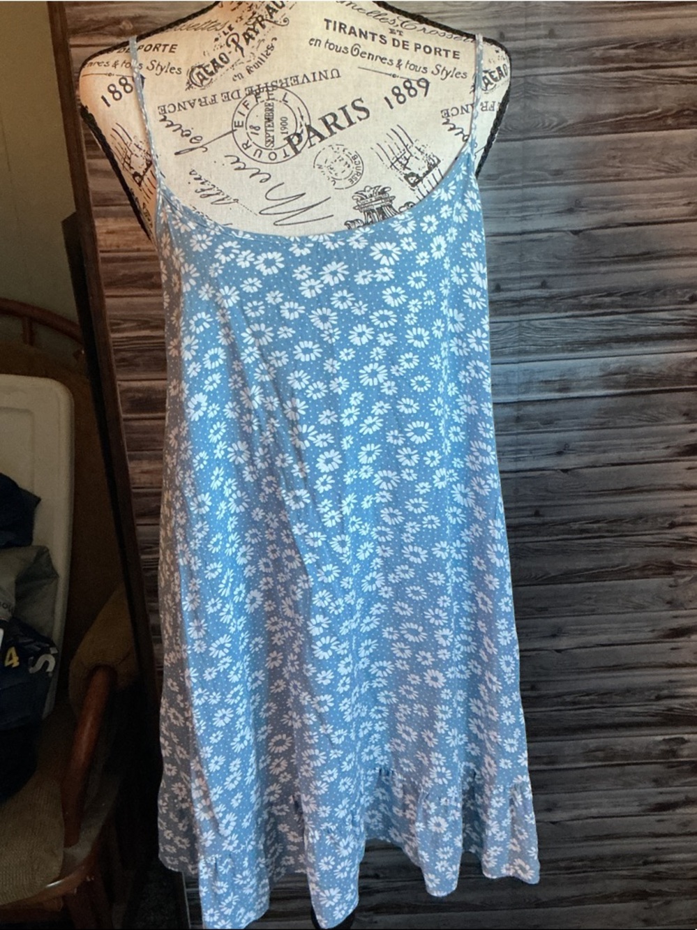 wild fable Blue Floral Slip Dress